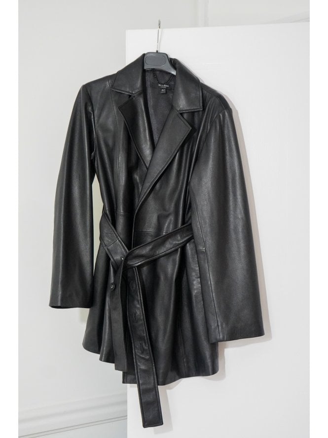 Abigail Wrap Front Blazer With Tie Belt