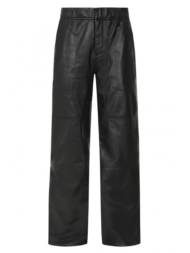 Bob High Rise Baggy Leather Trouser