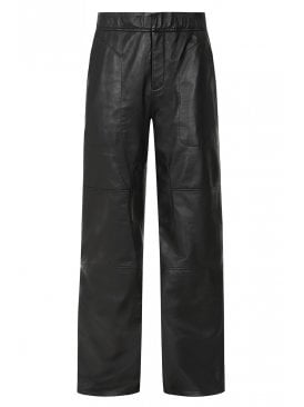 Bob High Rise Baggy Leather Trouser