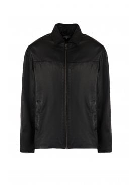 Classic Zip Front Jacket With Jetted Side Pockets