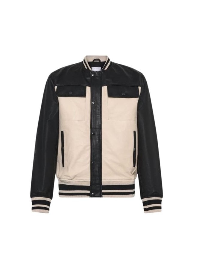 Colour Block Varsity Bomber