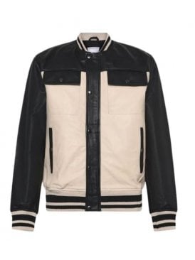 Colour Block Varsity Bomber