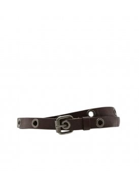 Dimitra Eyelet Belt Ant. Silver