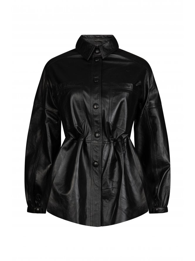 Dove Waist Elastic Long Sleeve Shirt