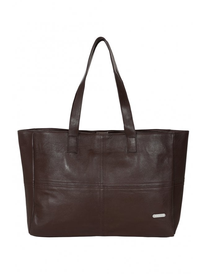 Elena Panelled Leather Tote