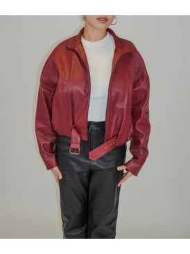 Grace Leather Biker Jacket.