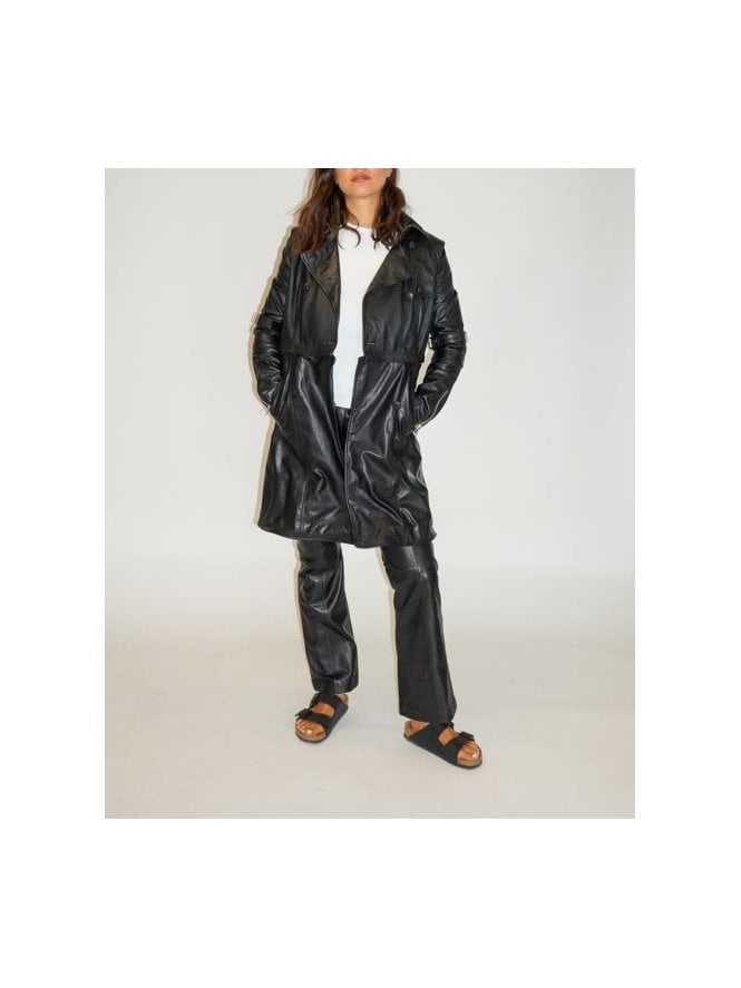 Hazel Casual Tie Belt Trench