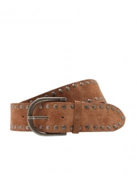 Hera Studded Suede Belt