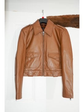 Josephine Zip Front Collared Bomber
