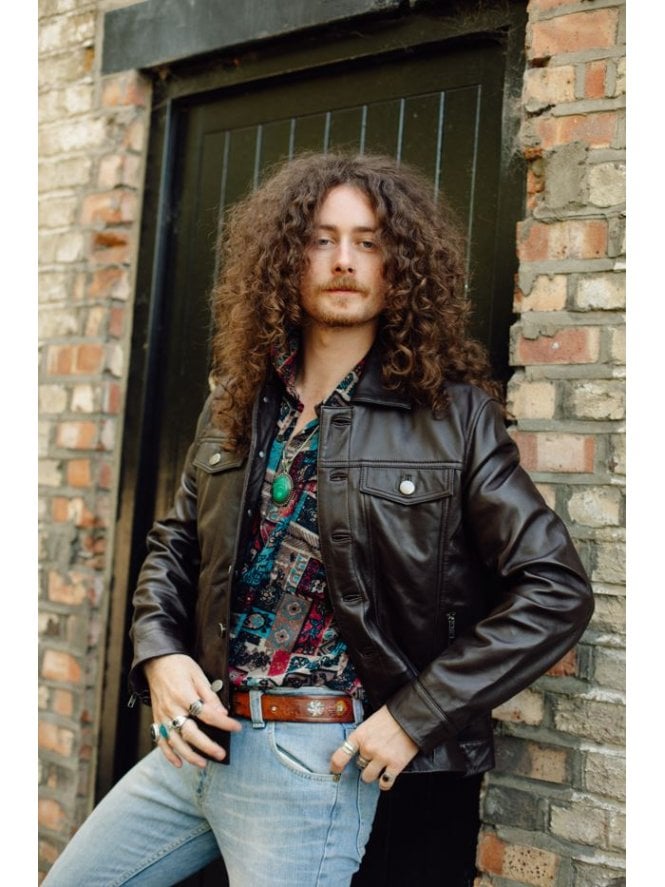 Lenten Trucker Leather Jacket