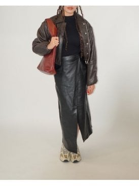 Long Length Wrap Skirt