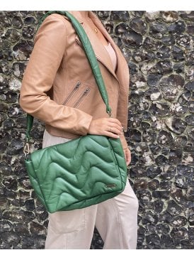 Louise Zig Zag Quilted Shouler Bag