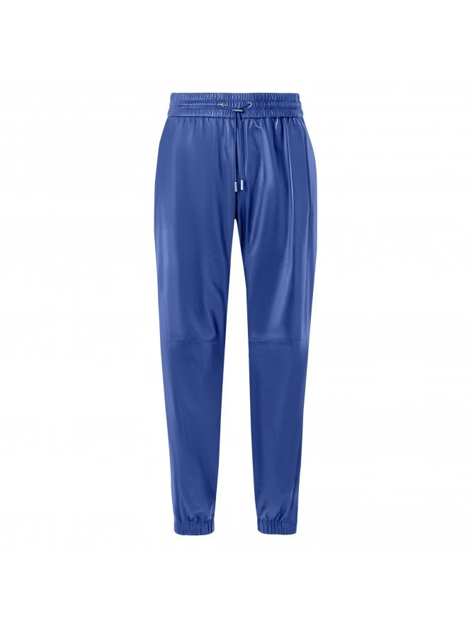 Marjorie Skipper Leather Cuffed Joggers 