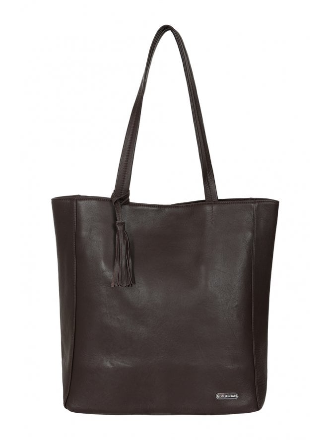 Natalia Classic Leather Tote