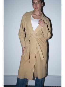Nora Suede Trench