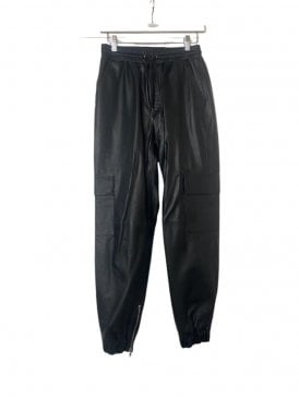 Penny Combat Leather Joggers