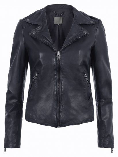 Sabi Midnight Leather Biker Jacket