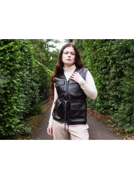 Scarlett Utility Leather Gilet