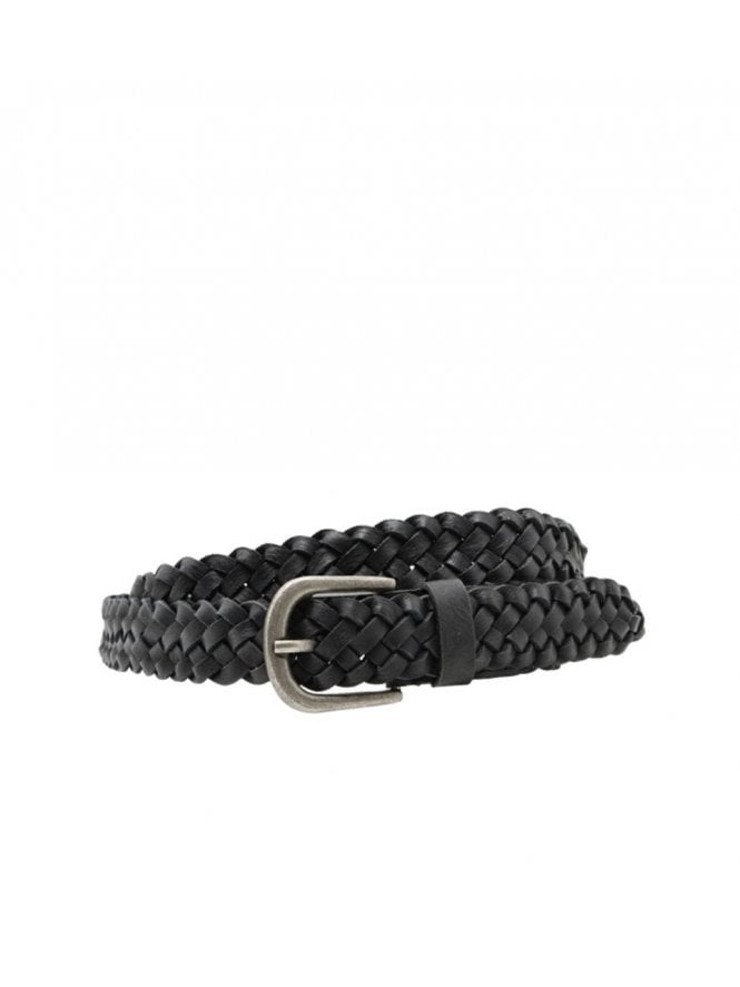Selene Chunky Woven Belt Silver
