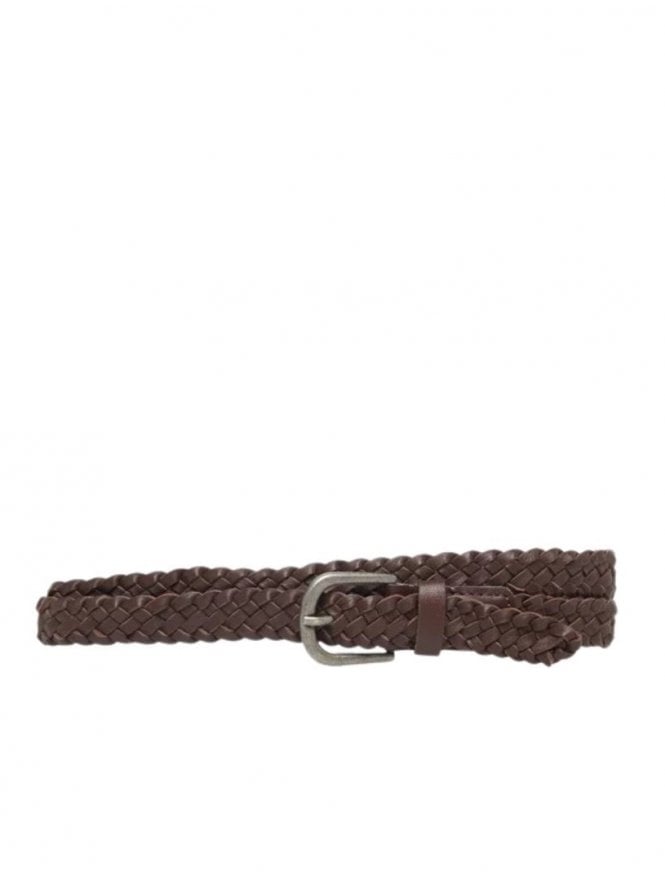 Selene Chunky Woven Belt Silver