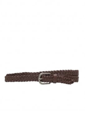 Selene Chunky Woven Belt Silver