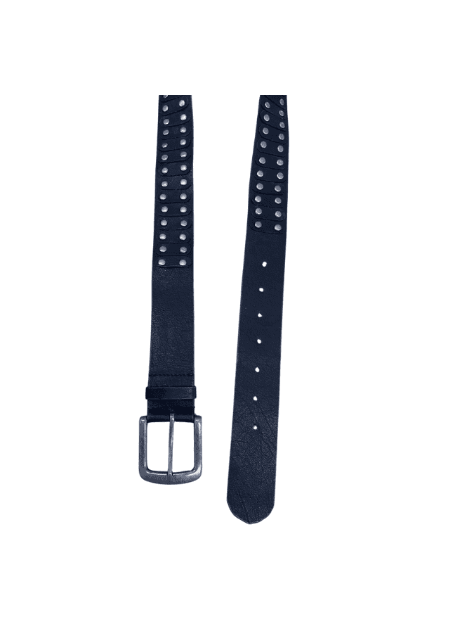 Thalia Studded Lozenge etail Belt Ant. Silver