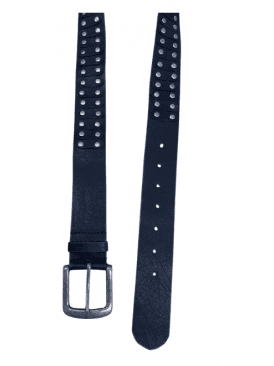 Thalia Studded Lozenge etail Belt Ant. Silver