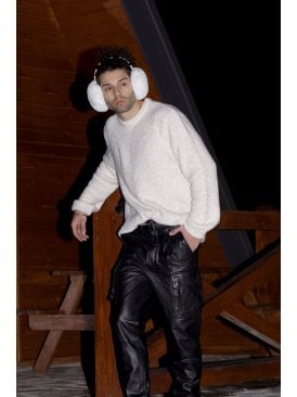Thor Straight Leg Utility Leather Trousers