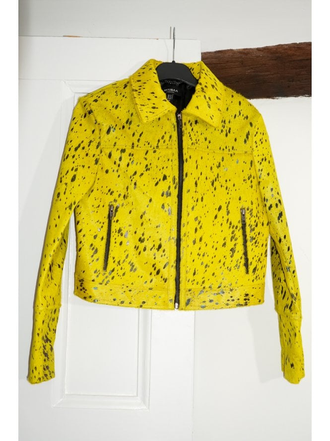 Zaria Leather Biker Jacket